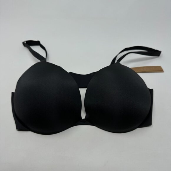 SKIMS NWT ultimate collection push up plunge bra 32C onyx black - Picture 8 of 9